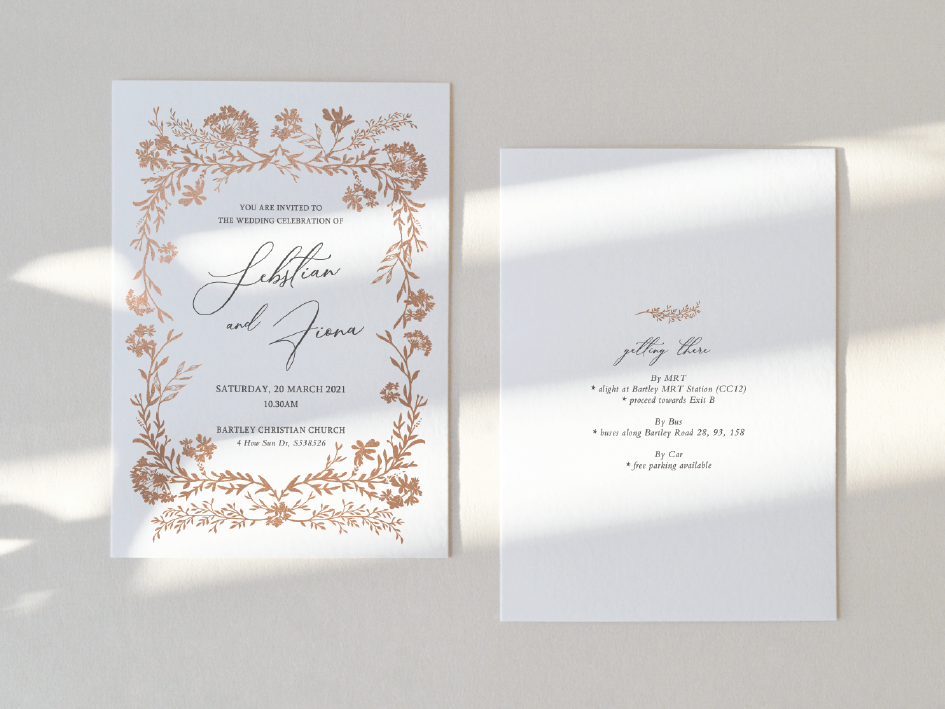 Wedding Invitation Card-433FD