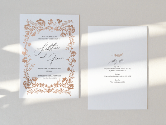 Wedding Invitation Card-433FD
