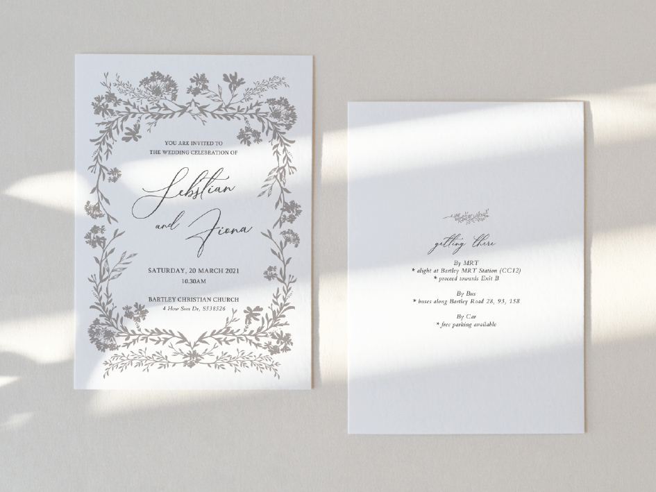 Wedding Invitation Card-433FD