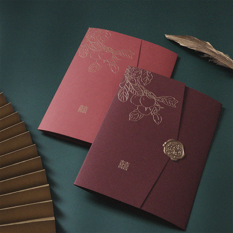 Chinese Wedding Invitation Card-226YC