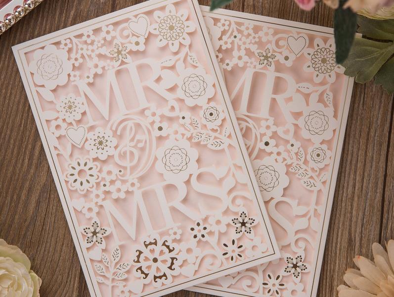 Wedding Invitation Cards--355YC-White - Wforwedding