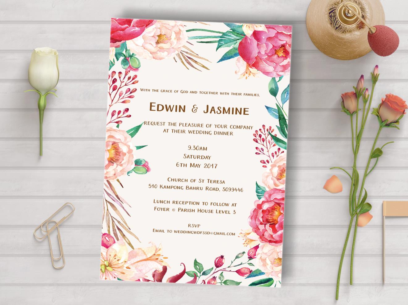 Wedding Invitation Cards--930FD - Wforwedding