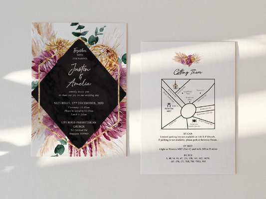 Wedding Invitation Card-343FD