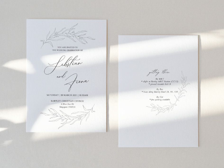 Wedding Invitation Card--605FD