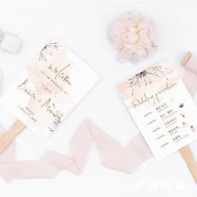 Program Card – Wforwedding