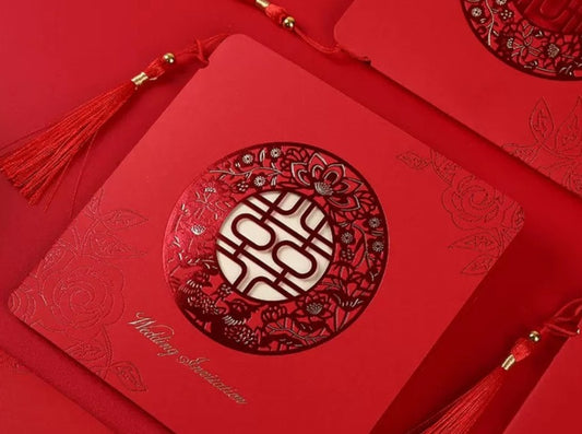 Chinese Wedding Invitation Card-239YC