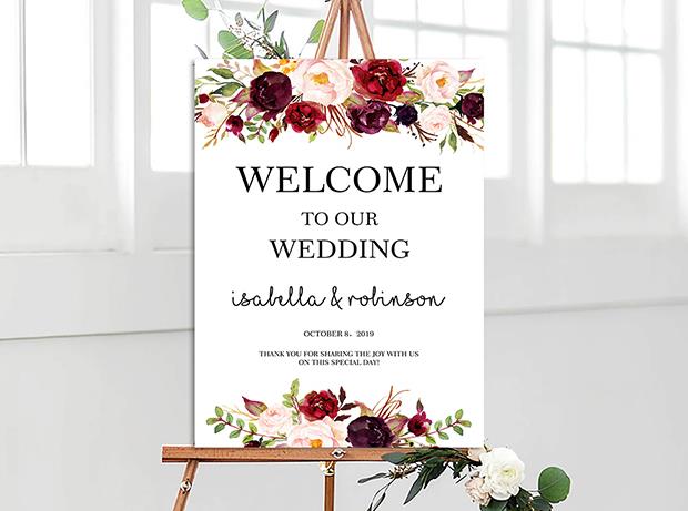 Wedding Signage, welcome board--101BD - Wforwedding