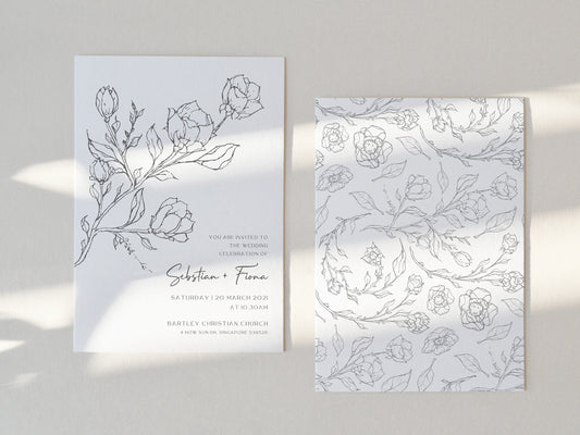 Wedding Invitation Card-405FD