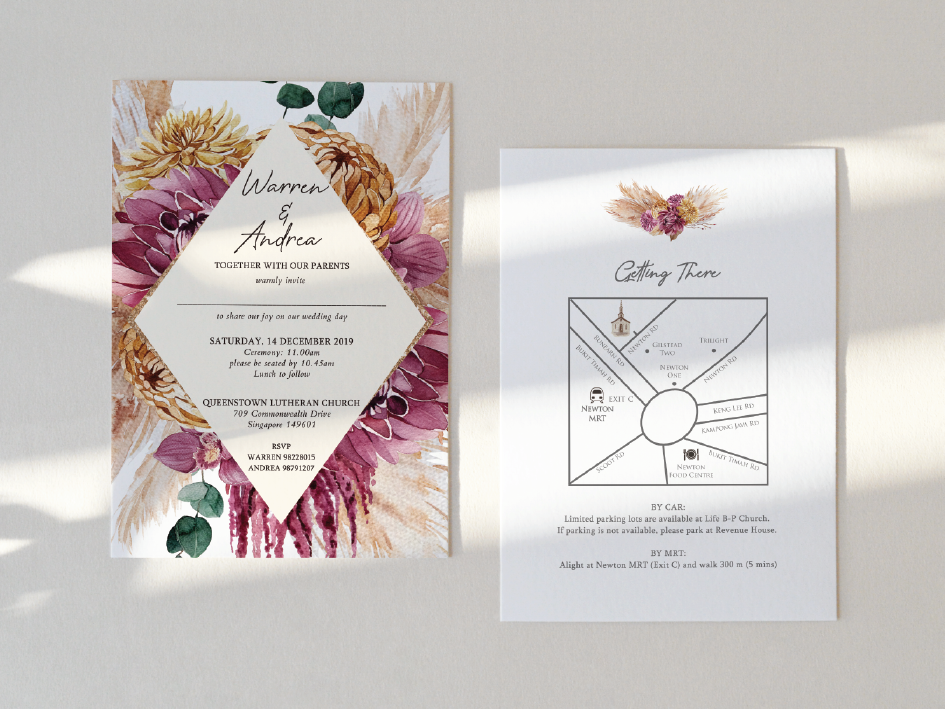 Wedding Invitation Card-345FD