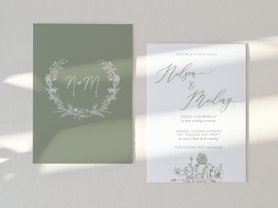 Rom Invitation ROM wedding invitation card SG – Wforwedding
