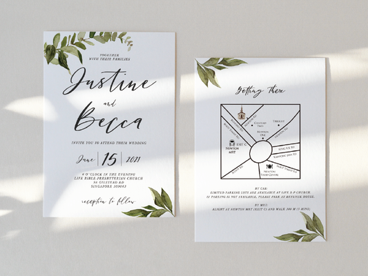 Wedding Invitation Card-325FD