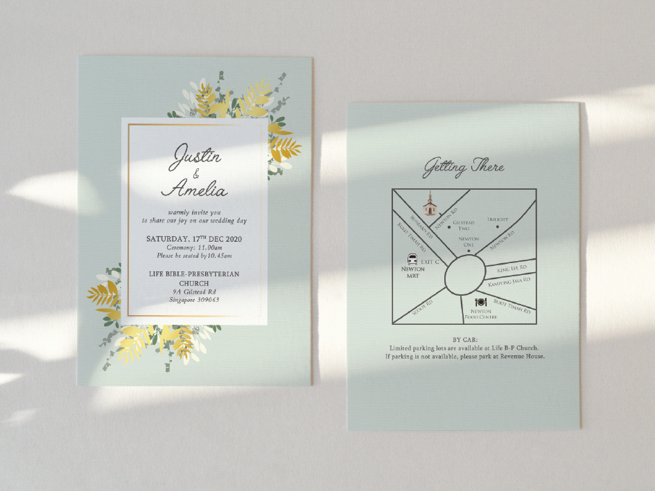 Wedding Invitation Card-455FD