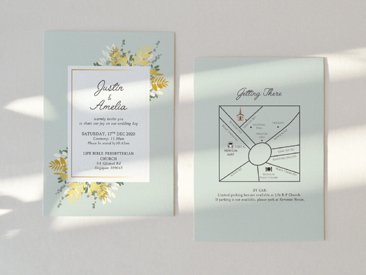 Wedding Invitation Card-455FD