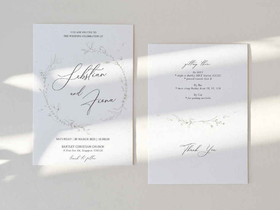 Wedding Invitation Card--606FD
