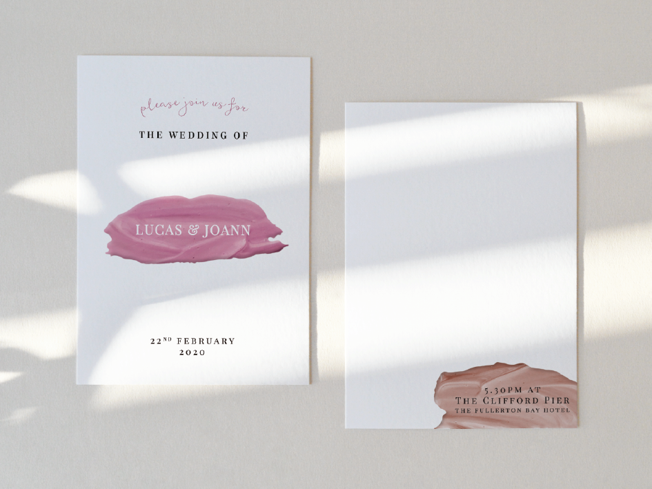 Wedding Invitation Cards--737FD-paint
