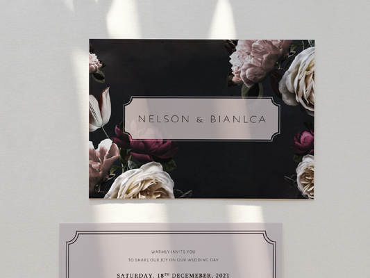 Wedding Invitation Card--990FD-Dark